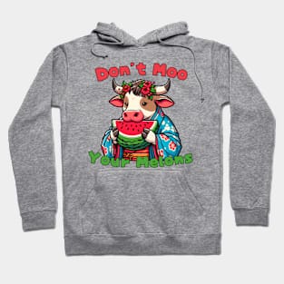 Watermelon cow Hoodie